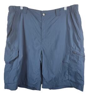 Columbia Omi Shade Sun Protection Men's Blue Athletic Pockets Shorts 38